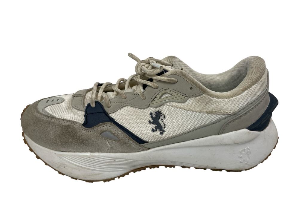 Red Tape Lifestyle Men's White Gray Lace Up Low Top Casual Sneakers Shoes Sz 11